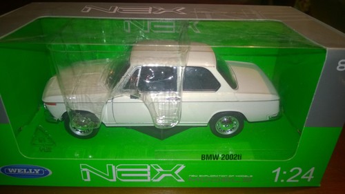 Bmw 2002ti white welly - bmw, 1:24